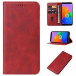 For TCL 403 Magnetic Closure Leather Phone Case(Red)