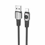BOROFONE BU47 2.4A USB to 8 Pin Data Cable, Length: 1.2m(Black)