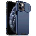 For iPhone 11 Pro Sliding Camshield TPU + PC Phone Case(Blue)