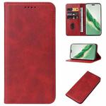 For Honor Magic6 Pro Magnetic Closure Leather Phone Case(Red)