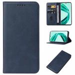 For Honor X50 Pro Magnetic Closure Leather Phone Case(Blue)