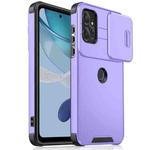 For Motorola Moto G 5G 2023 Sliding Camshield TPU + PC Phone Case(Purple)