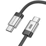 BOROFONE BU48 60W USB-C/Type-C to USB-C/Type-C Charging Data Cable, Length: 1.2m(Black)