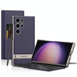 For Samsung Galaxy S25 Ultra 5G GKK Triumph Ultra-Thin Flip Leather Case without Pen(Purple)