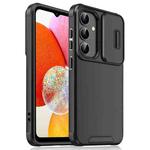 For Samsung Galaxy A14 4G / 5G Sliding Camshield TPU + PC Phone Case(Black)
