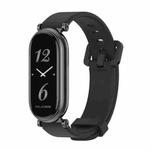 For Xiaomi Mi Band 8 / 9 / 9 NFC Mijobs GT4 Silicone Breathable Watch Band(Black)