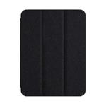 For iPad 10th Gen 10.9 2022 ZGA Tri-Fold Voltage Smart Leather Tablet Case(Black)