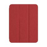 For iPad 10th Gen 10.9 2022 ZGA Tri-Fold Voltage Smart Leather Tablet Case(Red)