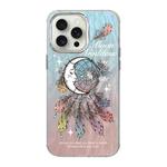 For iPhone 12 Pro Max Illustration Pattern Radiation Design Full Coverage Shockproof Phone Case(Wind Chimes)