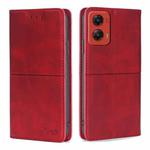 For Motorola Moto G Stylus 5G 2024 Cow Texture Magnetic Leather Phone Case(Red)