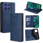 For Motorola Moto G Stylus 5G 2025 Cow Texture Magnetic Leather Phone Case(Blue)