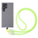 Transparent Buckle Anti-lost Strap Phone Crossbody Long Lanyard(Green)