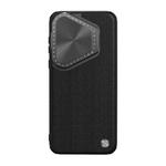 For Huawei Pura 70 Pro/70 Pro+ NILLKIN Textured Prop Magnetic Lens Protection Holder Nylon Phone Case(Black)