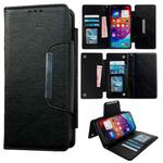 For iPhone 16 Pro Multifunctional Seven Cards Wallet Leather Phone Case(Black)