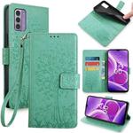 For Nokia G42 5G Tree & Deer Embossed Leather Phone Case(Green)