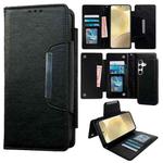 For Samsung Galaxy S24+ 5G Multifunctional 7-Card Wallet Leather Phone Case(Black)