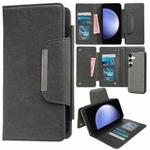 For Samsung Galaxy S23 FE 5G Multifunctional 7-Card Wallet Leather Phone Case(Grey)