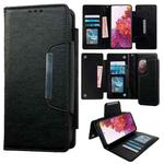For Samsung Galaxy S20 FE Multifunctional 7-Card Wallet Leather Phone Case(Black)