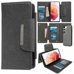 For Samsung Galaxy S21 5G Multifunctional 7-Card Wallet Leather Phone Case(Grey)
