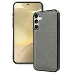 For Samsung Galaxy S24+ 5G Cowhide Texture Back Cover Phone Case(Grey)