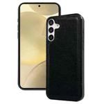 For Samsung Galaxy S24 5G Cowhide Texture Back Cover Phone Case(Black)