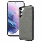 For Samsung Galaxy S21+ 5G Cowhide Texture Back Cover Phone Case(Grey)