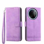 For vivo Y39 5G Dierfeng Dream Line TPU Hybrid PU Leather Phone Case(Purple)