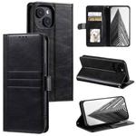 For iPhone 14 Simple 6-Card Wallet Leather Phone Case(Black)