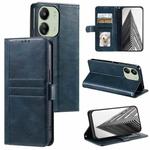 For Xiaomi Poco C65 Simple 6-Card Wallet Leather Phone Case(Navy Blue)