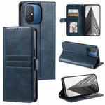 For Xiaomi Poco C55 Simple 6-Card Wallet Leather Phone Case(Navy Blue)