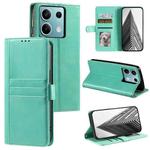 For Xiaomi Redmi Note 13 5G Simple 6-Card Wallet Leather Phone Case(Green)