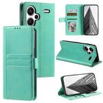 For Xiaomi Redmi Note 13 Pro+ Simple 6-Card Wallet Leather Phone Case(Green)