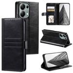 For Xiaomi Redmi Note 13 Pro 4G Simple 6-Card Wallet Leather Phone Case(Black)