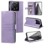 For Xiaomi Redmi K60 Ultra Simple 6-Card Wallet Leather Phone Case(Purple)