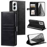 For Motorola Moto G Power 2024 Simple 6-Card Wallet Leather Phone Case(Black)