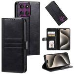 For Motorola Edge 60 Pro Simple 6-Card Wallet Leather Phone Case(Black)
