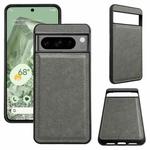 For Google Pixel 8 Pro Cowhide Texture Back Cover Phone Case(Grey)