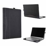 For Microsoft Surface Book 3 / 2 / 1 13.5 inch Cloth Texture Laptop Leather Case With Stand Function(Black)