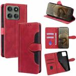 For Motorola Edge 60 Pro 5G Skin Feel Magnetic Buckle Leather Phone Case(Red)