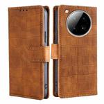 For Infinix Zero 40 4G Skin Feel Crocodile Magnetic Clasp Leather Phone Case(Brown)