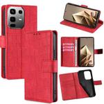 For Infinix Note 50 4G Skin Feel Crocodile Magnetic Clasp Leather Phone Case(Red)