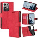 For Infinix Note 50x 5G Skin Feel Crocodile Magnetic Clasp Leather Phone Case(Red)
