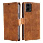 For Motorola Moto G24 4G Skin Feel Crocodile Magnetic Clasp Leather Phone Case(Brown)