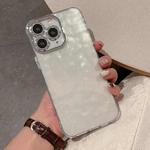 For iPhone 11 Pro Max Ripple Glitter PC Hybrid TPU Phone Case(Transparent)