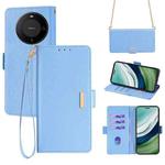 For Huawei Mate 60 Pro+ / 60 Pro Crossbody Chain Leather Phone Case(Blue)