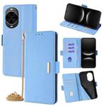 For Huawei nova 14 5G Crossbody Chain Leather Phone Case(Blue)