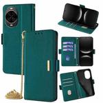 For Huawei nova 14 5G Crossbody Chain Leather Phone Case(Green)