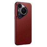 For Huawei Pura 70 Pro / Pro+ Litchi Texture Genuine Leather Phone Case(Red)