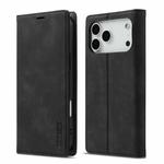For iPhone 17 Pro Max LC.IMEEKE Strong Magnetism Microfiber Leather Phone Case(Black)