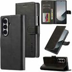 For Samsung Galaxy Z Fold7 5G LC.IMEEKE Calf Texture Leather Phone Case(Black)